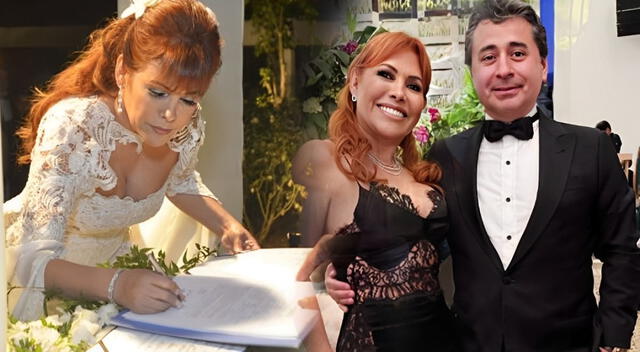 Magaly Medina y Alfredo Zambrano cumplieron recientemente los 8 años de casados. Foto: Instagram.   