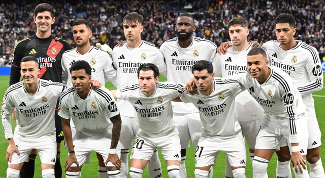 El equipo merengue no variará mucho respecto al último partido de Champions. Foto: Real Madrid   