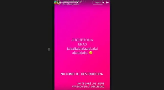 Marisol le responde a Yolanda Medina. Foto: Instagram   