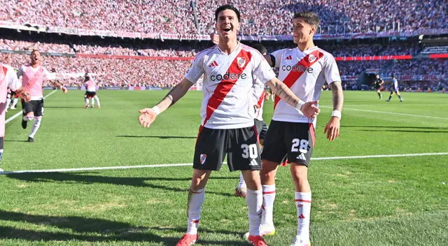 Franco Mastantuono le anotó a Boca Juniors. Foto: Boca Juniors   