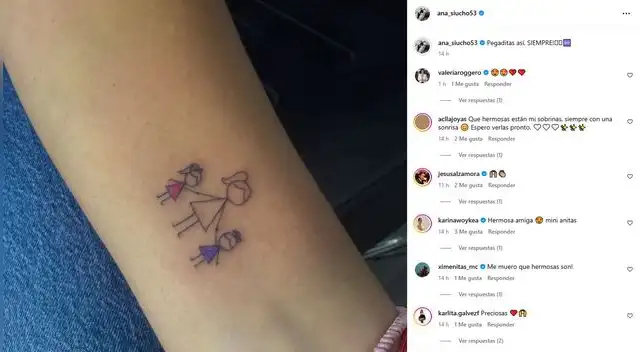 Tatuaje de Ana Siucho. Foto: Instagram Tatuaje de Ana Siucho. Foto: Instagram