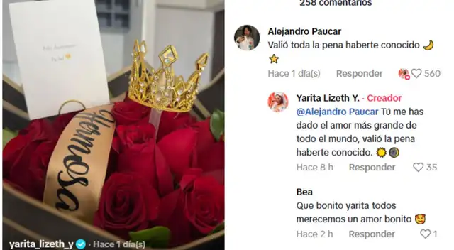 Yarita Lizeth y Alejandro derrochan amor en redes. Yarita Lizeth y Alejandro derrochan amor en redes.