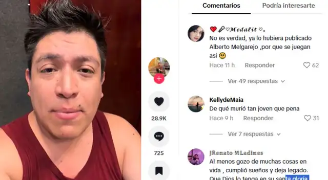 Internautas reaccionan a última publicación de Dennys Quevedo.