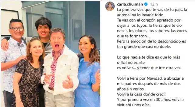 Hija de Adolfo Chuiman se va del país.