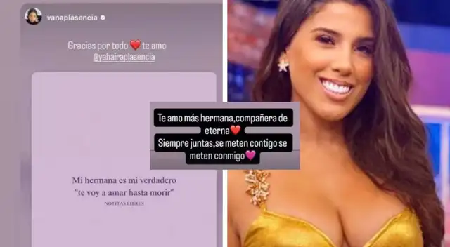 Yahaira Plasencia respalda a su hermana tras conflicto con su ex.