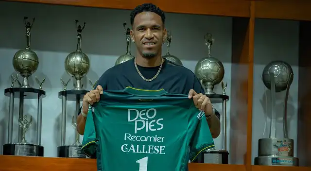 Pedro Gallese apunta a ser el arquero titular del club caleño. Foto: Deportivo Cali   