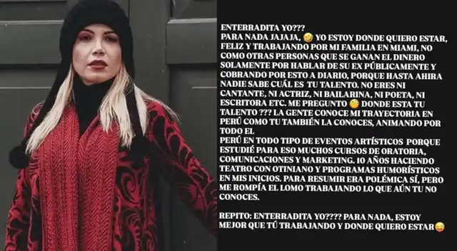 Anelhí Arias arremetió contra Pamela López. Anelhí Arias arremetió contra Pamela López.