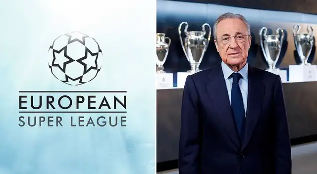 Florentino Pérez, presidente del club merengue, lideraba el proyecto. Foto: composición/Real Madrid   