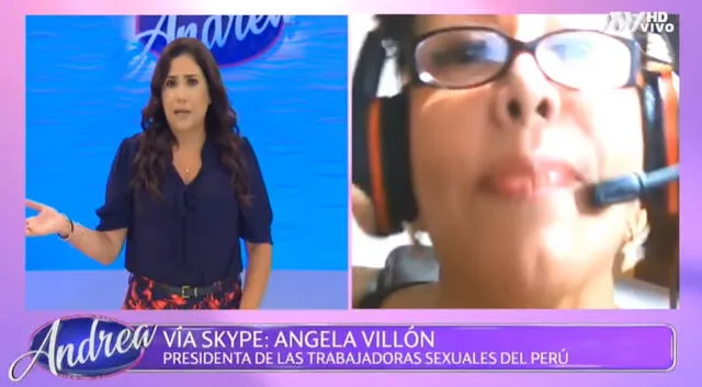 Andrea Llosa entrevistó a Ángela Villón, representante de las trabajadoras sexuales.