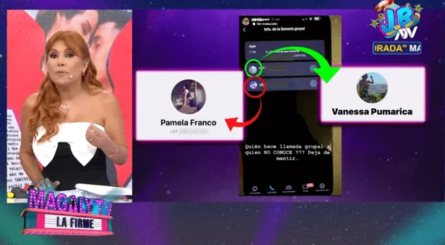  Christian Cueva se comunicaba con Pamela Franco, según Magaly Medina. Foto: ATV   