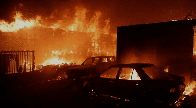 Valparaíso es la región chilena más crítica tras por incendios provocados por ola de calor. Foto: AFP   