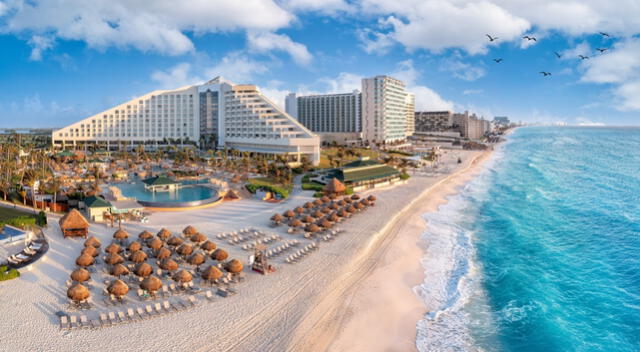 Los mejores meses para visitar Cancún son de diciembre a abril, con la finalidad de evitar la temporada de huracanes. Foto: Oasis Hoteles   