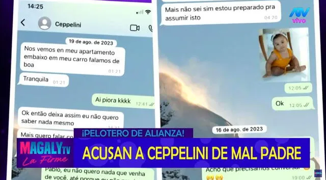 Pablo Ceppellini es expuesto por brasileñas.   