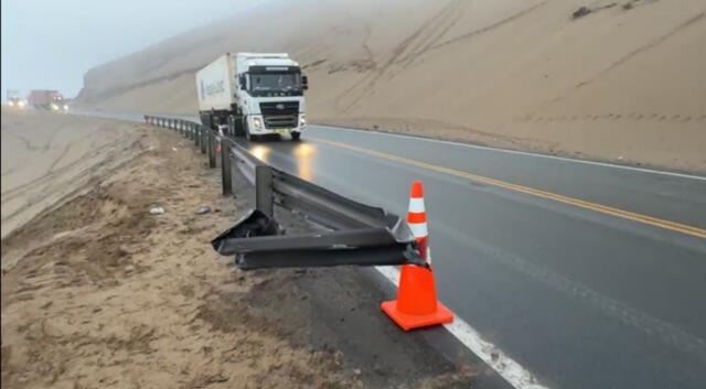 Conductor sobrevive milagrosamente tras accidente en Serpentín de Pasamayo. Foto: Canal 46 Noticias Conductor sobrevive milagrosamente tras accidente en Serpentín de Pasamayo. Foto: Canal 46 Noticias