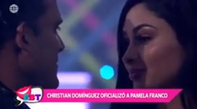 Christian Domínguez y Pamela Franco oficializaron su relación amorosa