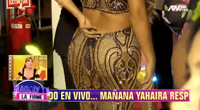 Yahaira Plasencia arruinó su vestido al mostrar prenda íntima, según Magaly Medina