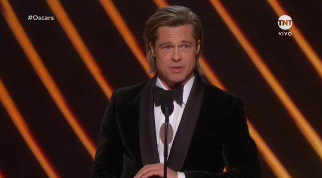 Brad Pitt en los Oscar 2020