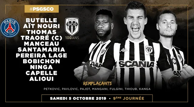 PSG vs. Angers SCO EN VIVO HOY