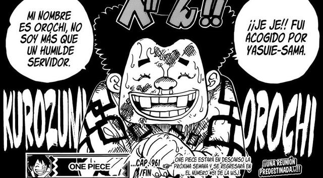 One Piece manga 961. Foto: Shueisha