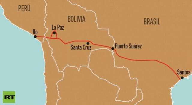 Bolivia defiende la construcción del tren bioceánico  [FOTOS]