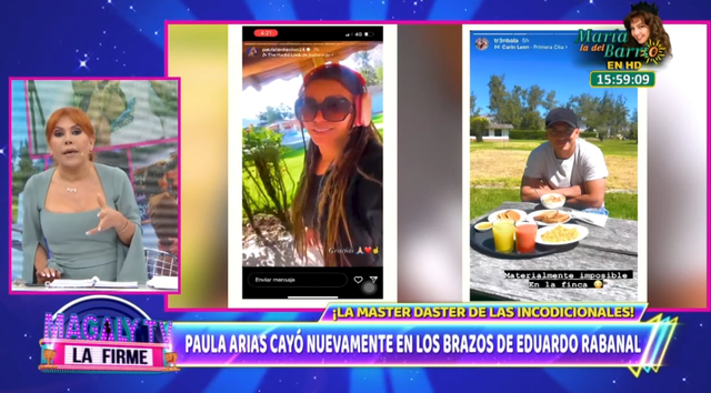 Paula Arias y Eduardo Rabanal se van de vacaciones a Cajamarca. Foto: captura de ATV 