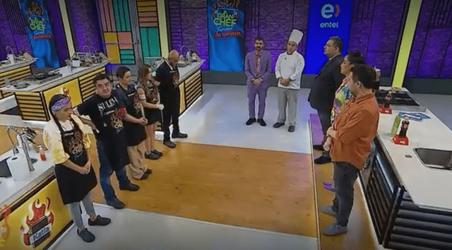  'El gran chef famosos' en una nueva jornada. Foto: captura de Latina   