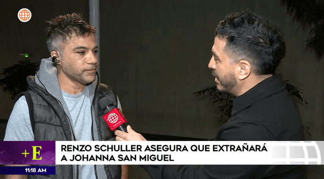  Renzo Schuller se pronuncia tras renuncia de Johanna San Miguel. Foto: América TV   