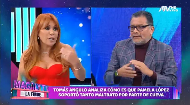  Magaly Medina estalló contra Tomás Angulo durante entrevista. Foto: Magaly TV, la firme   