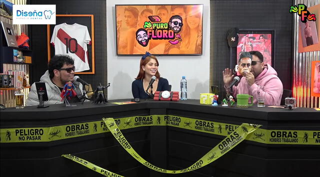  Marina Gold en el podcast 'Puro floro'. Foto: Captura YouTube   