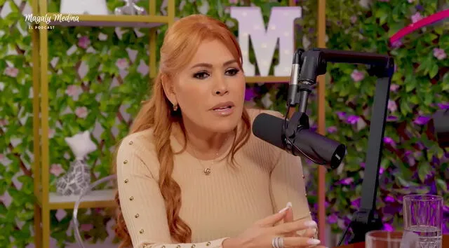  Magaly Medina y sus confesiones en su podcast. Foto: Captura YouTube   