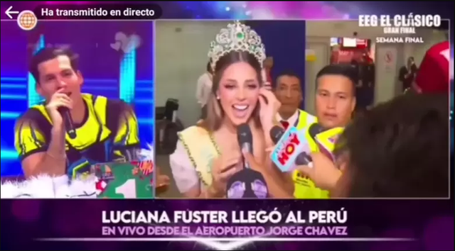 Este extracto apareció en el video de despedida de Luciana Fuster. Foto: Miss Grand.   