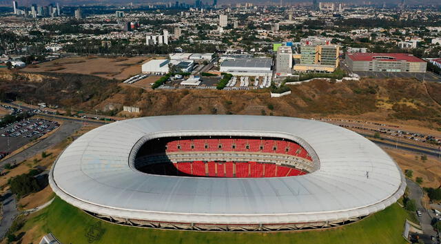 Estadio Akron es el nombre comercial del estadio Chivas. Foto: AFP   