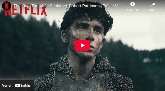 La película The King utilizó la famosa frase. Foto: Captura de pantalla de YouTube La película The King utilizó la famosa frase. Foto: Captura de pantalla de YouTube
