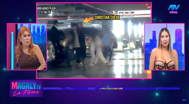 Christian Cueva se reencuentra con sus hijos con Pamela López. Captura ATV. Christian Cueva se reencuentra con sus hijos con Pamela López. Captura ATV.
