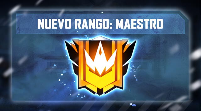 Free Fire rango Maestro