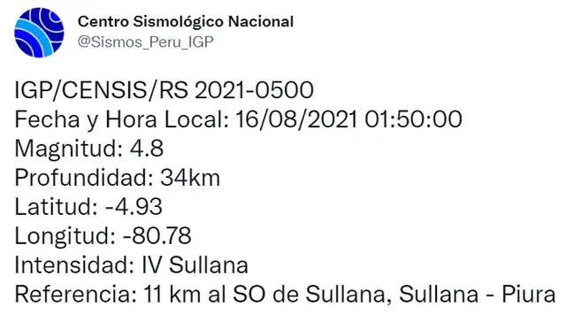 sismo piura