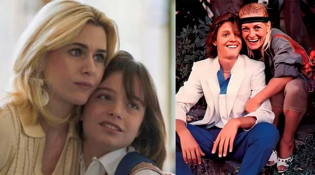 Anna Favella es Marcela Basteri. Foto: Netflix/composición La República