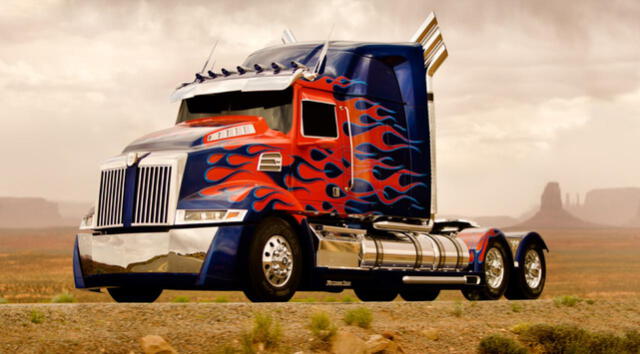 Optimus Prime es un camión Peterbilt 379 de 1992. Foto: Paramount Pictures