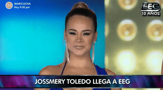 Jossmery Toledo llega por primera vez a Esto es guerra. Foto: captura América TV