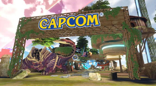 El stand de Capcom en la plataforma VR del Tokyo Game Show, con acceso gratuito. Foto: TGS