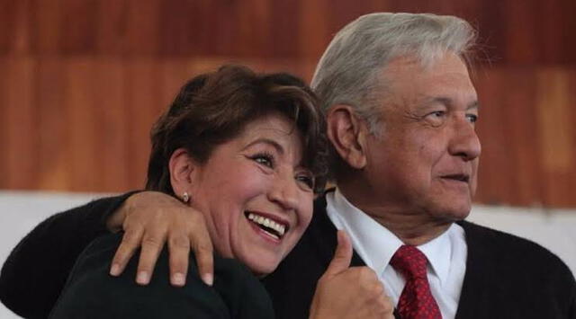  Delfina Gómez tiene la total confianza de AMLO. Foto: Infobae<br>    