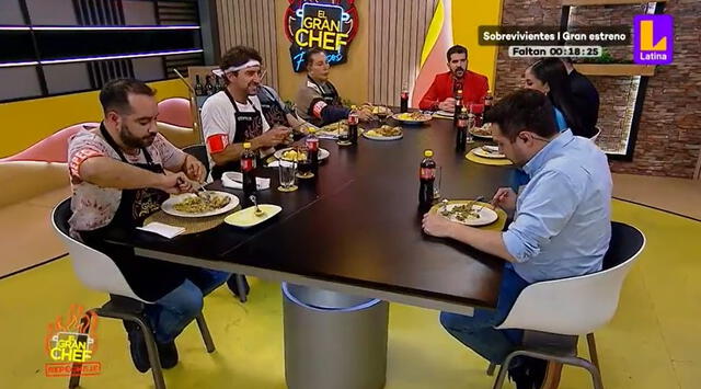 Noche de repechaje en 'El gran chef: famosos'. Foto: captura/Latina   