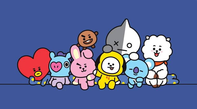  Personajes de BT21 fueron creados por BTS en colaboración con LINE. Foto: LINE   