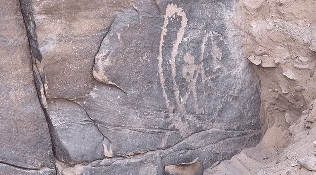  El arte rupestre fue encontrado cerca a la región de Asuán en Egipto. Foto: Antiquity   