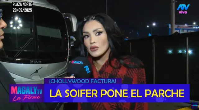  Michelle Soifer habla para las cámaras de Magaly TV La Firme. Captura: ATV   