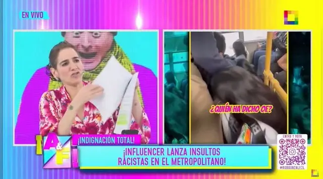 Gigi Mitre contra Alejandra Argumedo. Foto: Captura Willax.   