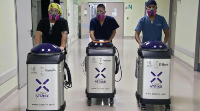 Robots Ecuador coronavirus.