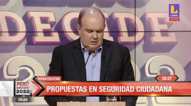 Rafael López Aliaga sobre la seguridad ciudadana