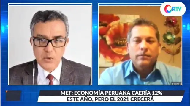 Marcel Ramírez entrevistado por Rumi Cevallos en RTV Economía.