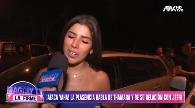 Yahaira Plasencia no descarta dar una entrevista a Magaly Medina.